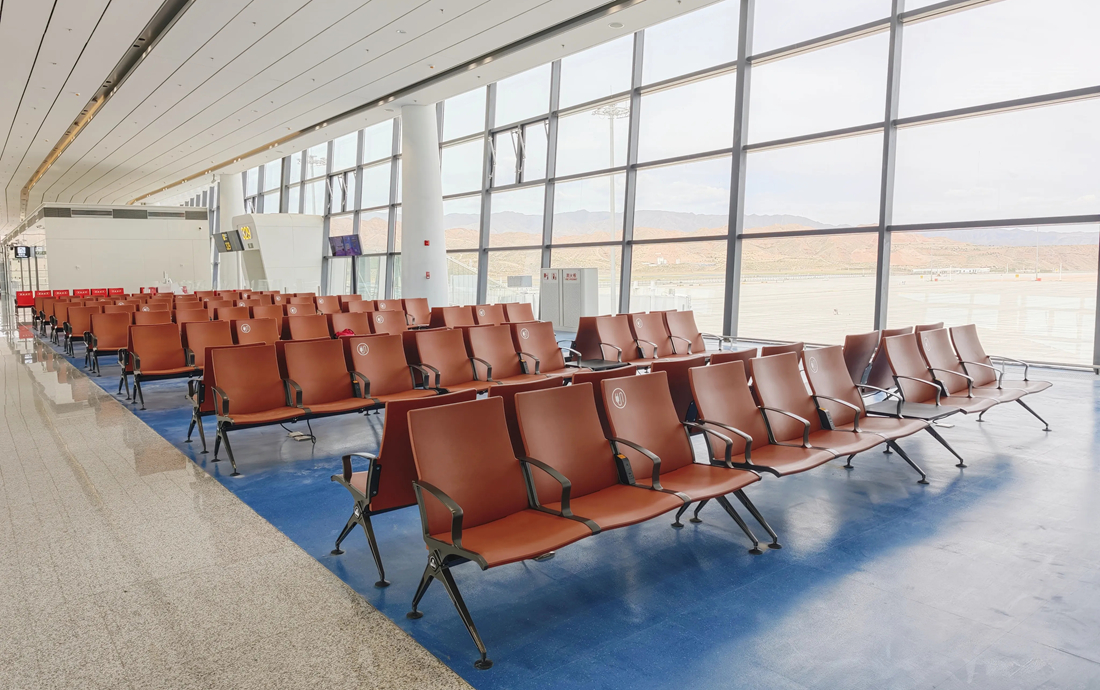 西宁曹家堡国际机场T3航站楼等候椅 LS-502