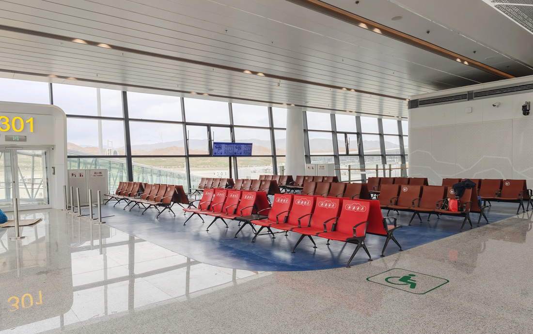 西宁曹家堡国际机场T3航站楼等候椅 LS-502