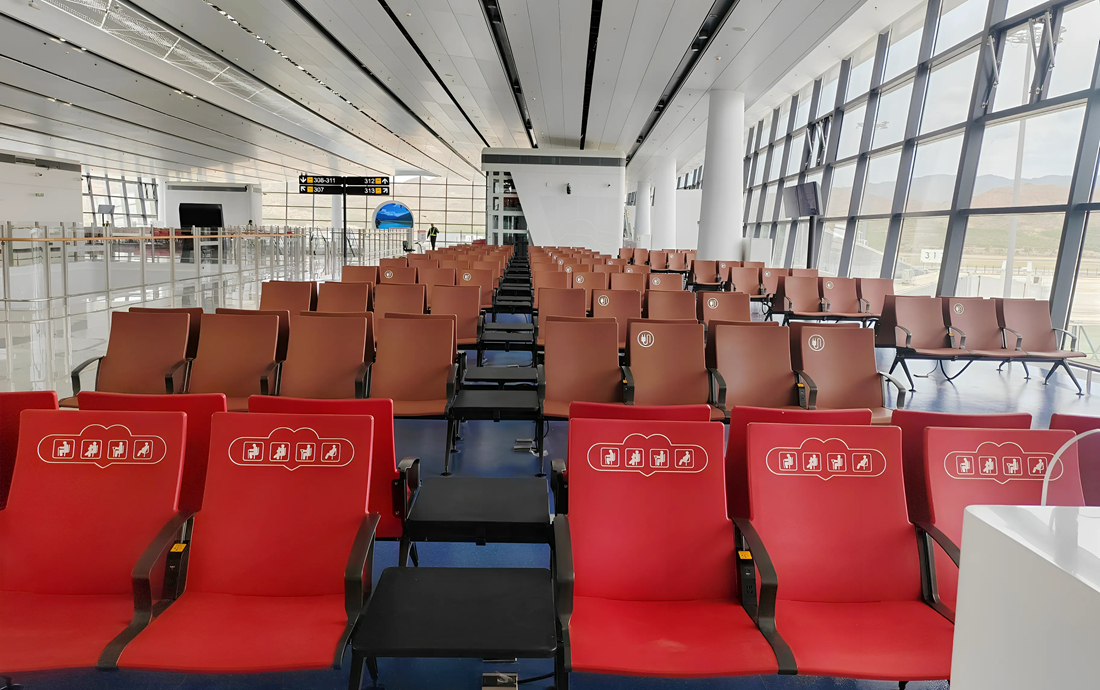 西宁曹家堡国际机场T3航站楼等候椅 LS-502